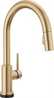 Delta Faucet Trinsic Gold Kitchen Faucet Touch,
