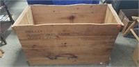 (1) Vintage Wooden Box (32"×14"×19.5")