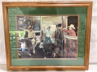 Framed Art Dean Skow Chappell Livestock Barn