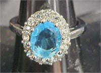 elegant rhinestone promise ring