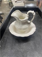 Small Pitcher and Bowl