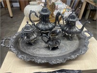 Silver Plated Serving Tray and More