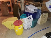 Storage Totes, Igloo Drink Cooler, Box Fans