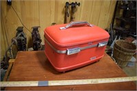 Vintage Red Train Case
