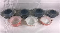 Assorted Pyrex Serving Dishes W/ Lids