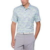 Jack Nicklaus Men s Printed Polo Shirt   Gray L