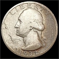 1932-S Washington Silver Quarter LIGHTLY