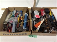 Hand tools including screwdrivers, wrenches,