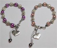 New Granddaughter Gift Set - 2 Charm Bracelets