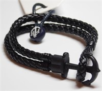 Nautical Leather Bracelet - New with Gift Bag