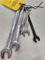 (5) SNAP ON SAE COMBINATION WRENCHES