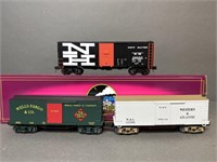 MTH/ Rail King O-scale Box Cars - Wells Fargo (19t