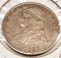 1832 Half Dollar XF-AU