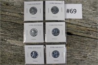 6- 1943 Steel War Cents
