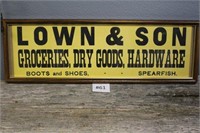 Lown & Son Spearfish SD Framed Sign