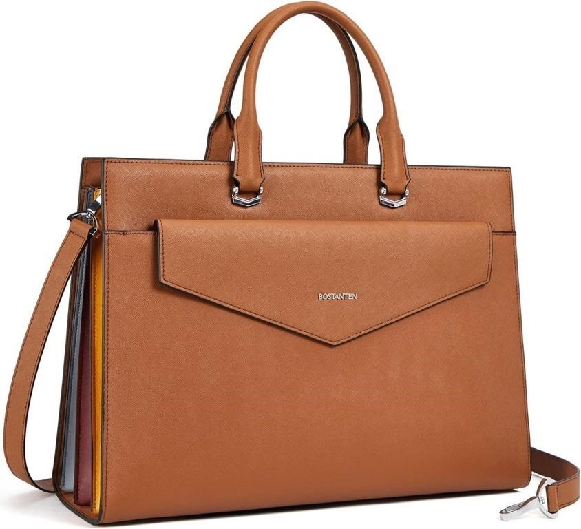 $170 BOSTANTEN Briefcase Women's Laptop Tote 15.6