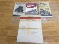 3 American Flyer Catalogs, Gilbert Letterhead