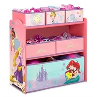 6 Bin Toy Storage Organizer, Disney Princess