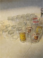 Assorted everyday glasses/beer mugs