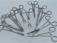 Lot of 10 Forceps, Feick and Sklar