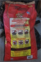 Bag of hardwood charcoal