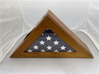 American Flag Display Case-Empty