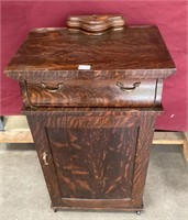 Wonderful Antique Tiger Oak Sheet Music Cabinet