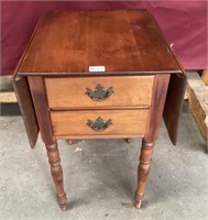 Nice Vintage Solid Maple Drop Leaf Table