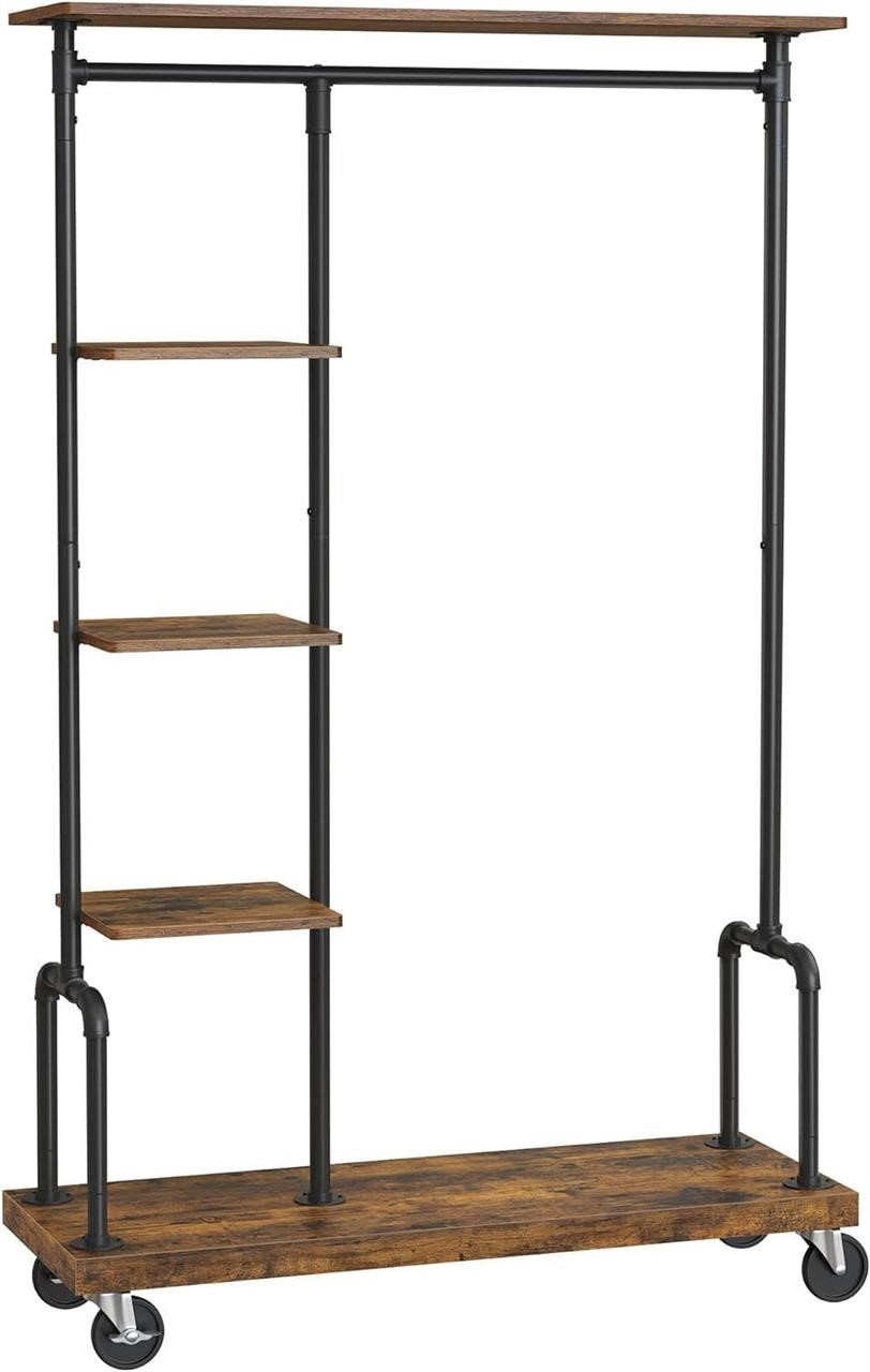 Clothing Rack with Shelves