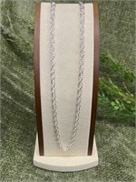 18’’ Sterling Silver .925 Rope Chain Necklace