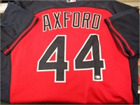 JOHN AXFORD TEAM ISSUED CLEVELAND INDIANS JERSEY