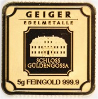 5g Gold Geiger Bar