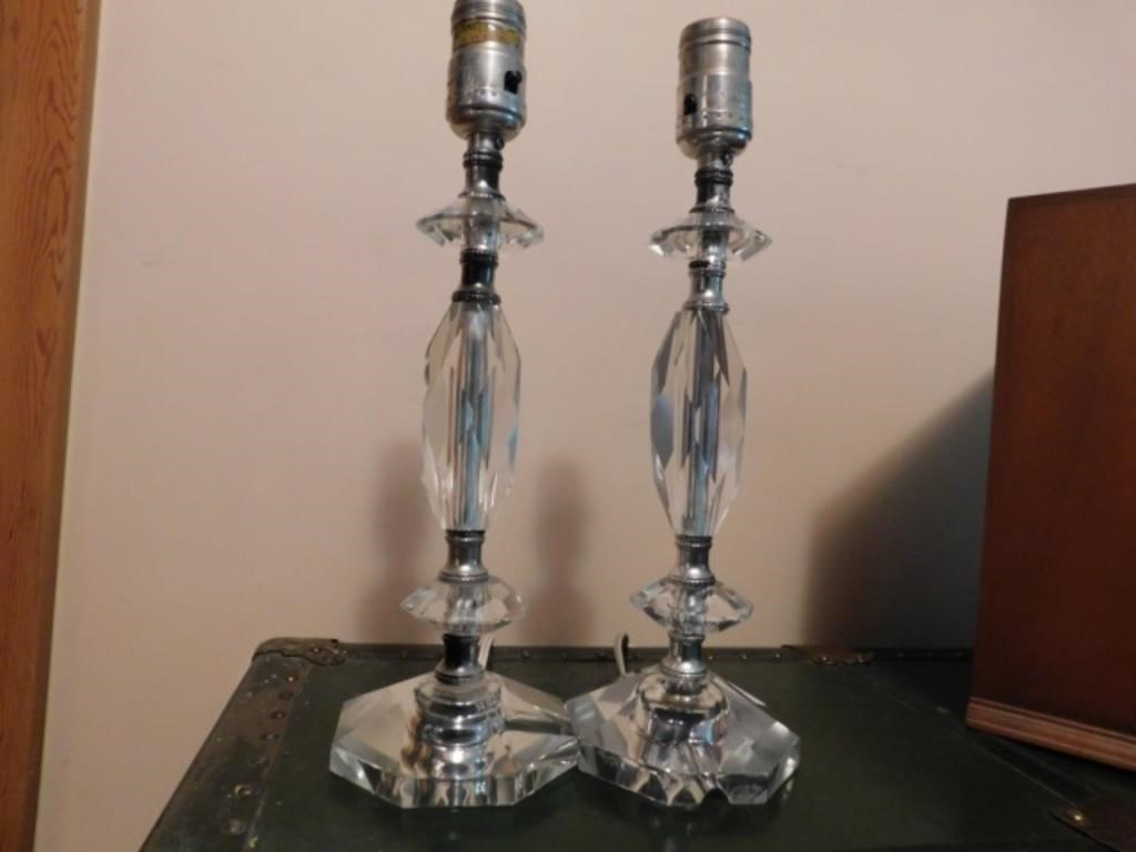 Pair of Boudoir Lamps