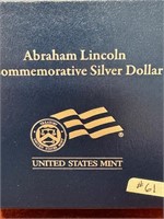 2009 Abe Lincoln Com, Silver Dollar Proof