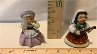 Vintage Small Dutch Girls with Instruments Japan