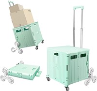 $187 Rolling Storage Cart on Stair Climbing Wheels