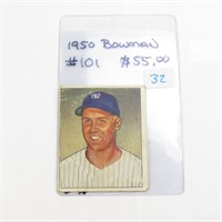 1950 Bowman Baseball Card