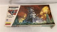 Model Kit German Battleship Bismarck