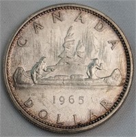 1965 CAD SILVER DOLLAR