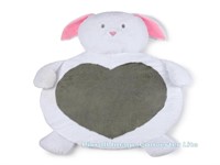 32x26in Baby Play Mat Bunny | Plush Tummy Time Cus