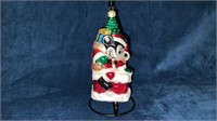 Vintage Mickey Santa Chimney Ornament