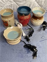Four Candle Warmers, One is Scentsy  Brand