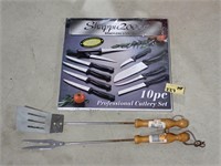 10 Piece Shappu 2000 Stainless Steel Cutlery Set