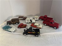 10 Model die cast cars