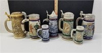 Set of 7 Avon Steins - Gold Rush, 1983