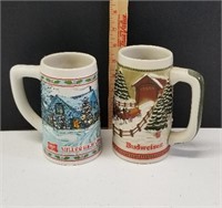 Budweiser Covered Bridge Holiday Stein