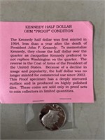 Kennedy half dollar, United States, Eisenhower,