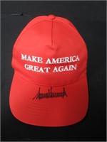 Donald Trump Signed Hat EUA COA