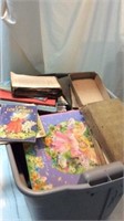Large Box Of Old Books Z10B