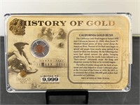 2010 California Gold Rush Commemorative 14 KT Gold